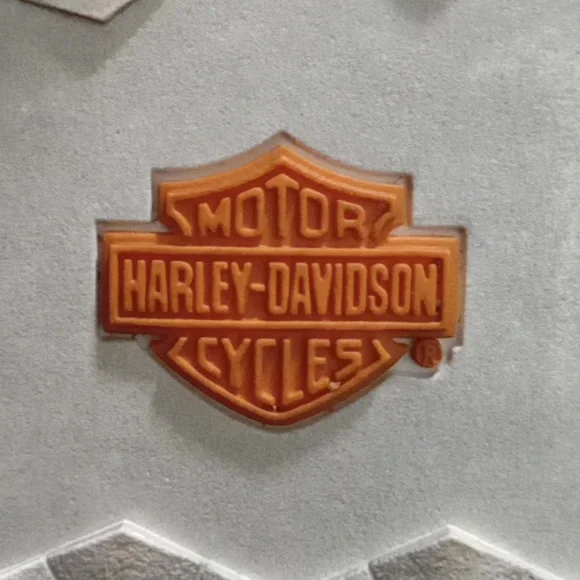 Harley-Davidson Black and White High-Top Sneakers - Picture 2 of 4